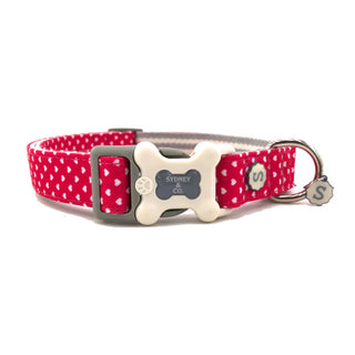 Sydney & Co Red Sweethearts Collar
