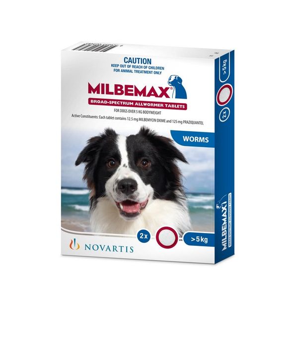 Milbemax - Dog Allwormer Over 5kg