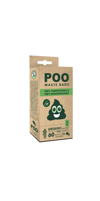 100% Compostable & Biodegradable Waste Bags -60 bags