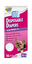 Out Disposable Diaper 16 Pack - Female/ Xsmall- Small